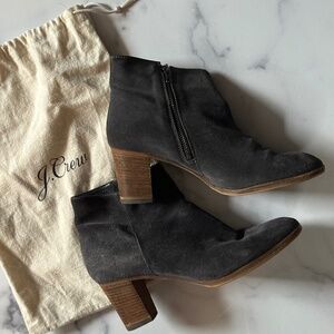J.CREW AGGIE SUEDE ANKLE BOOT GUC